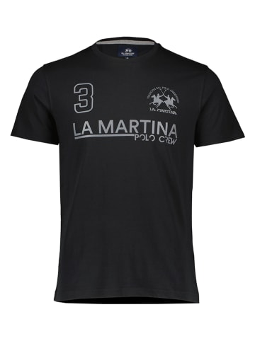 La Martina Koszulka w kolorze czarnym