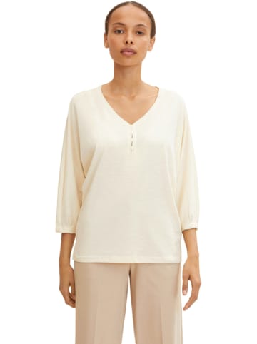 Tom Tailor Bluse in Creme