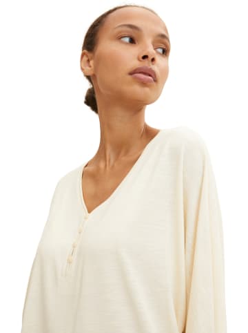 Tom Tailor Bluse in Creme