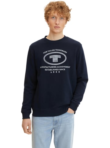 Tom Tailor Sweatshirt donkerblauw