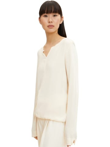 Tom Tailor Bluse in Creme