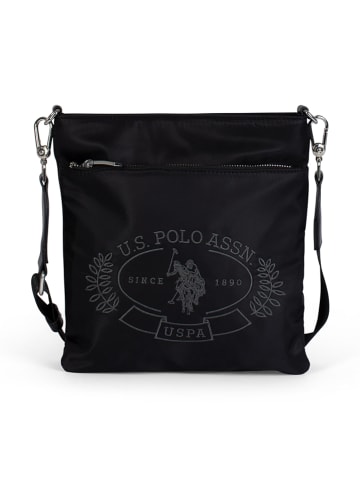 U.S. Polo Assn. Umhängetasche "Springfield" in Schwarz - (B)25 x (H)25 x (T)1 cm