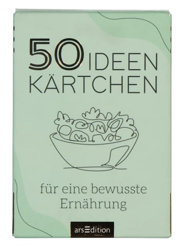 ars edition Rezeptesammlung "50 Ideenkärtchen für eine bewusste Ernährung"