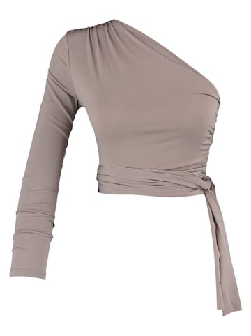 trendyol Bluse in Taupe