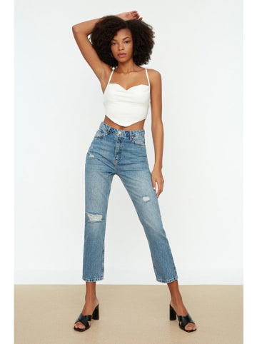 trendyol Spijkerbroek - regular fit - blauw