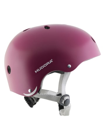 Hudora Kask rowerowy w kolorze jagodowym - 4+