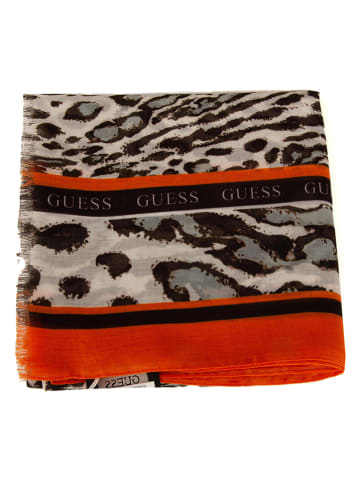 Guess Sjaal beige/zwart/rood - (L)180 x (B)90 cm