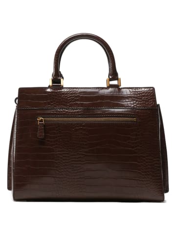 Guess Henkeltasche in Dunkelbraun - (B)32 x (H)24 x (T)10 cm