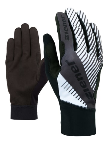 Ziener Handschuhe "Urban" in Schwarz/ Weiß