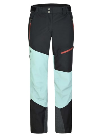 Ziener Spodnie narciarskie "Tresa" w kolorze czarno-turkusowym