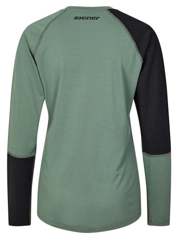 Ziener Koszulka funkcyjna "Jokla" w kolorze zielonym