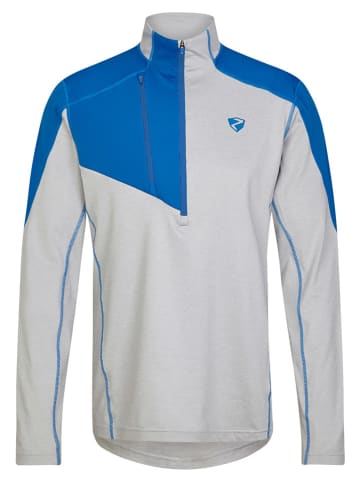 Ziener Koszulka funkcyjna "Japvo" w kolorze niebiesko-szarym