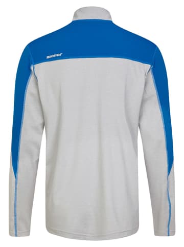 Ziener Koszulka funkcyjna "Japvo" w kolorze niebiesko-szarym