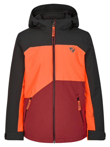 Ziener Ski-/snowboardjas "Anderl" zwart/oranje/bordeaux