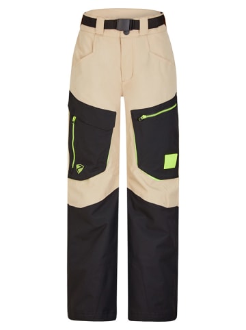 Ziener Spodnie narciarskie "Akando" w kolorze czarno-beżowym