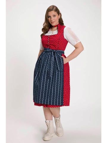 Ulla Popken Dirndl rood/donkerblauw