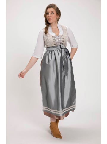 Ulla Popken Dirndl in Braun/ Grau