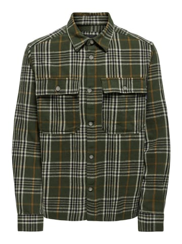 ONLY & SONS Blouse "Scott" - loose fit - groen
