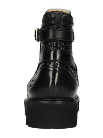 MELVIN & HAMILTON Skórzane botki "Selina 25" w kolorze czarnym