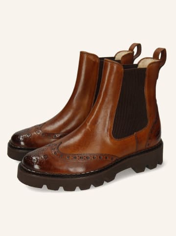 MELVIN & HAMILTON Leren chelseaboots "Jade 8" lichtbruin