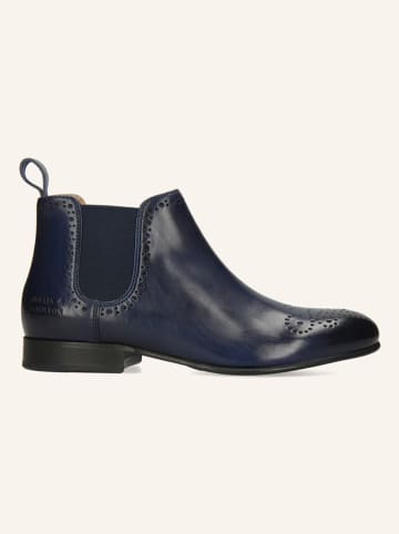 MELVIN & HAMILTON Leder-Chelsea-Boots "Sally 16" in Dunkelblau