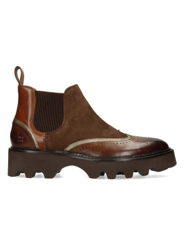 MELVIN & HAMILTON Leren chelseaboots "Sally 19" bruin