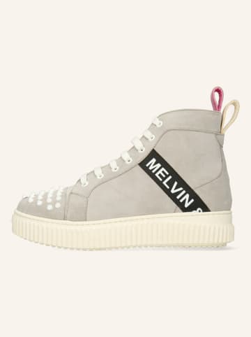 MELVIN & HAMILTON Leder-Sneakers "Nuri 2" in Grau/ Creme