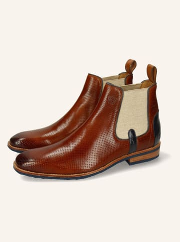 MELVIN & HAMILTON Leren chelseaboots "Ryder 18" lichtbruin