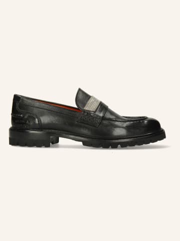 MELVIN & HAMILTON Leren instappers "Regine 15" zwart