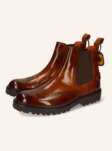 MELVIN & HAMILTON Leder-Chelsea-Boots "Pierce 26" in Hellbraun