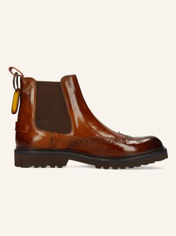 MELVIN & HAMILTON Leren chelseaboots "Pierce 26" lichtbruin