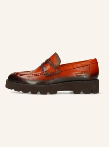 MELVIN & HAMILTON Skórzane slippersy "Jade 6" w kolorze czerwonym