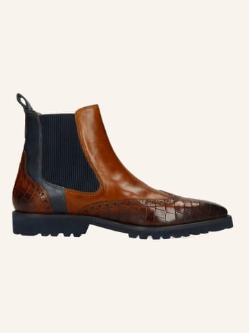 MELVIN & HAMILTON Leren chelseaboots "Emil 9" lichtbruin