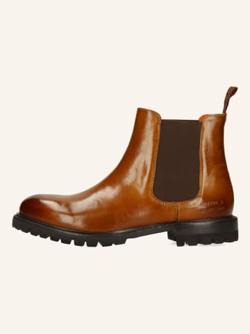 MELVIN & HAMILTON Leren chelseaboots "Regine 8" lichtbruin