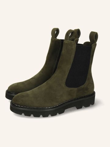 MELVIN & HAMILTON Leder-Chelsea-Boots "Sally 186" in Khaki