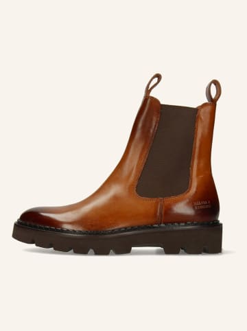 MELVIN & HAMILTON Leder-Chelsea-Boots "Sally 186" in Hellbraun