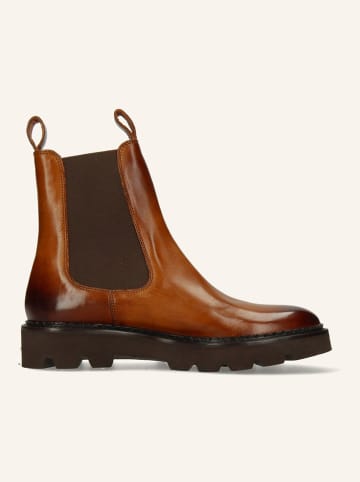 MELVIN & HAMILTON Leder-Chelsea-Boots "Sally 186" in Hellbraun