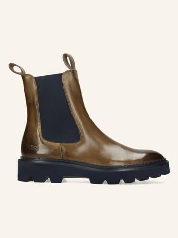 MELVIN & HAMILTON Leder-Chelsea-Boots "Sally 186" in Khaki