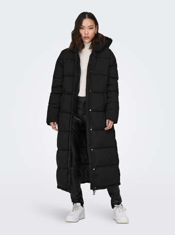 ONLY Płaszcz zimowy "Lann" w kolorze czarnym