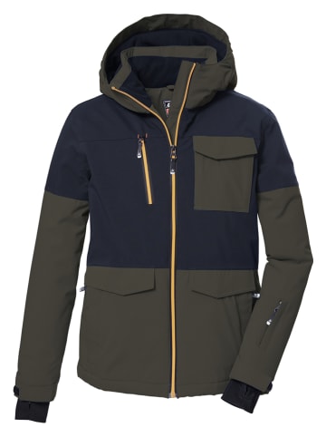 Killtec Ski-/ Snowboardjacke in Dunkelblau/ Khaki