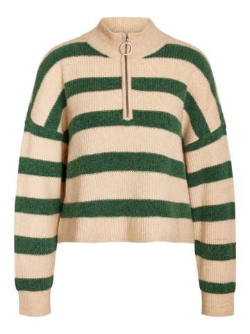 JDY Sweter w kolorze zielono-beżowym