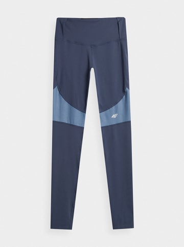 4F Trainingsleggings in Blau