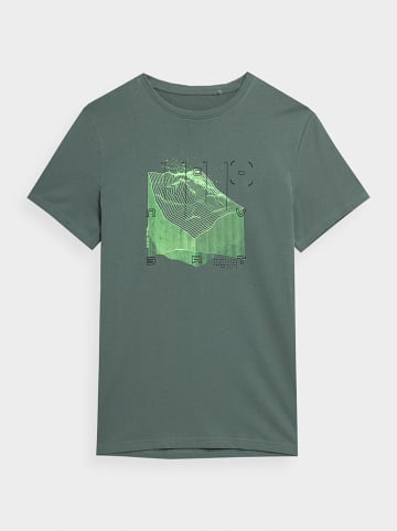 4F Koszulka w kolorze zielonym