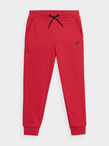 4F Spodnie dresowe w kolorze czerwonym