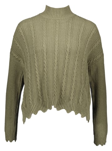 ONLY Sweter "Esma" w kolorze khaki