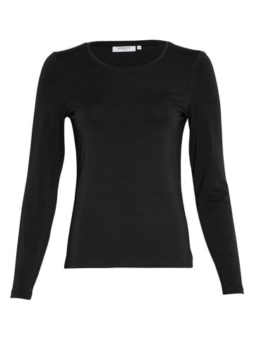 MOSS COPENHAGEN Longsleeve "Olive" in Schwarz