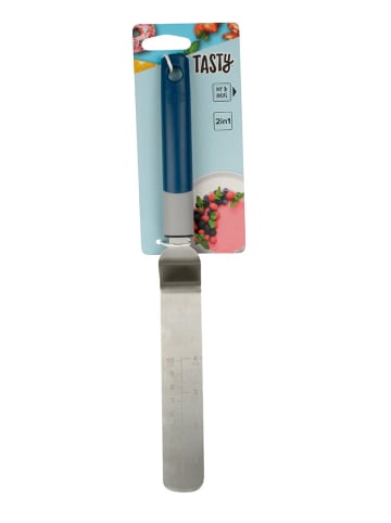 Tasty Winkelpalette in Blau/ Grau - (H)32,5 cm