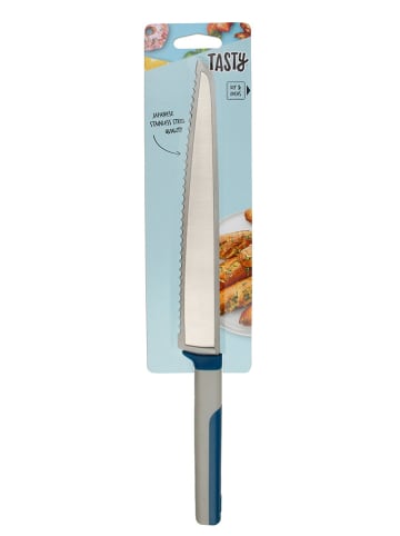 Tasty Brotmesser in Grau/ Blau - (H)35,5 cm