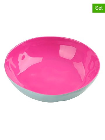 Tasty 2er-Set: Schalen in Grau/ Pink - Ø 19 cm