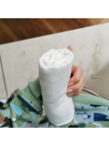 Lullalove 4er-Set: Spucktücher in Weiß